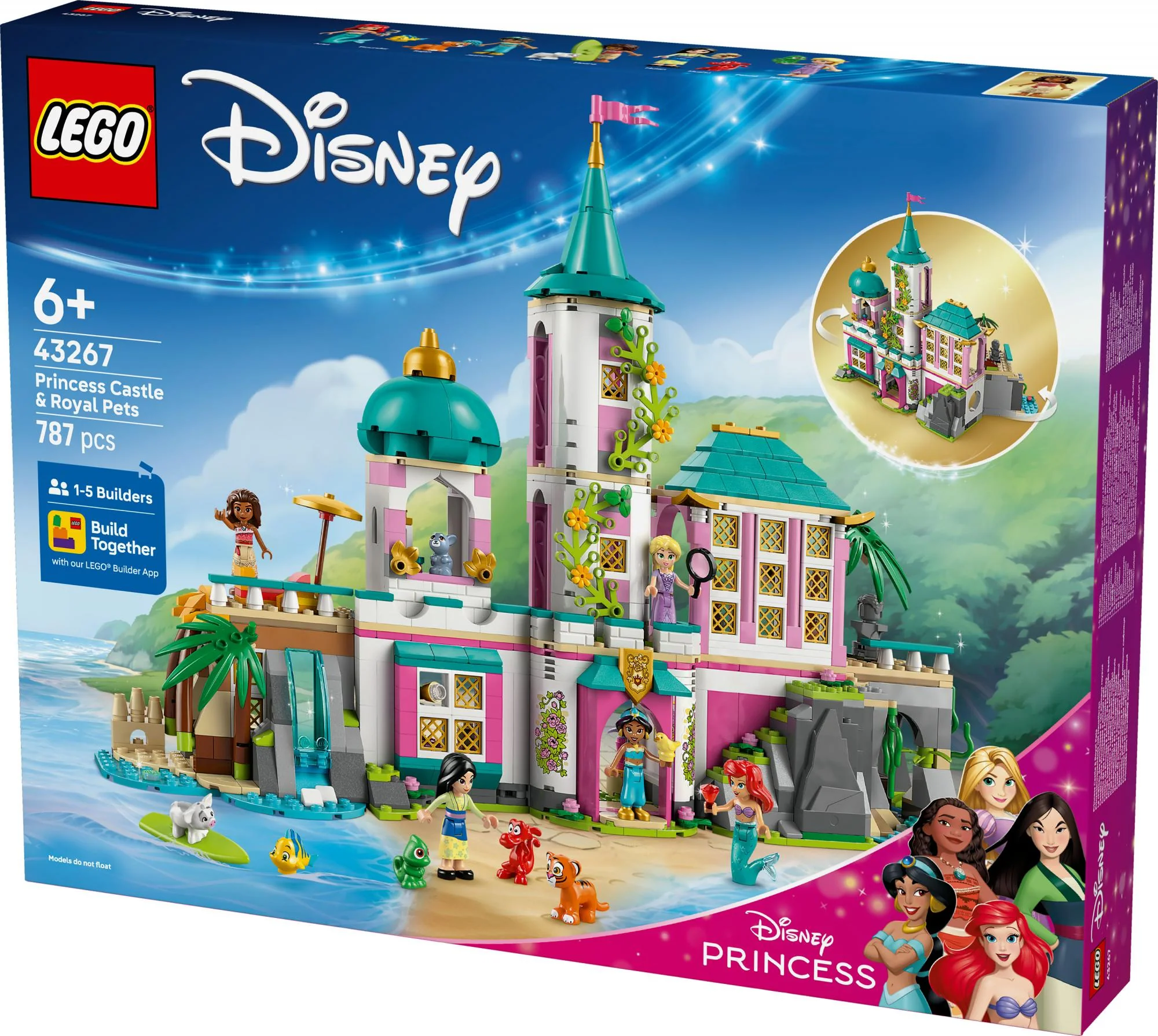 LEGO 43267 Disney Princess Castle with Pets