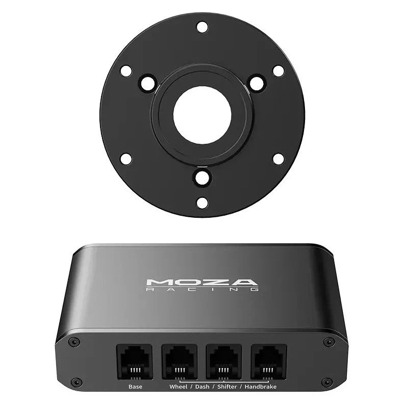 MOZA Universal HUB and Third-Party Wheel Base Mount Adapter bundle