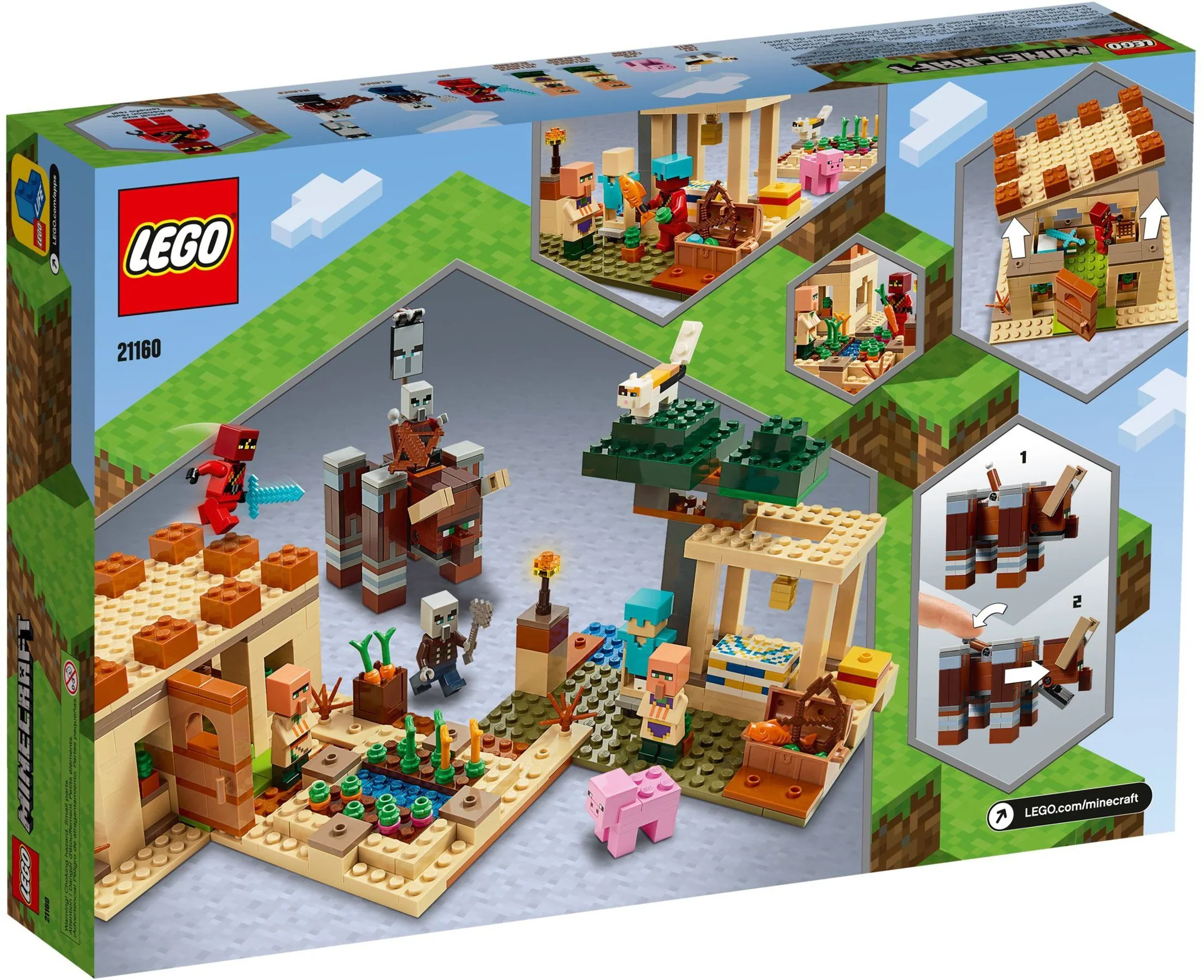 LEGO Minecraft – Der Illager-Angriff (21160)