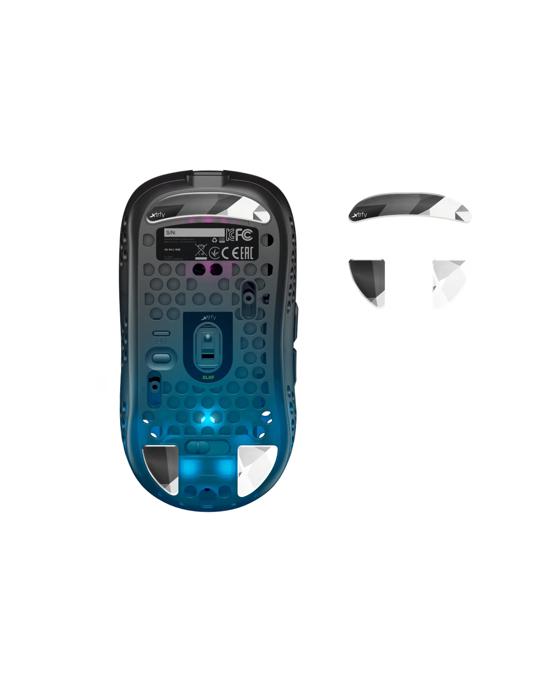 Xtrfy Glass skates. Litus White. MZ1