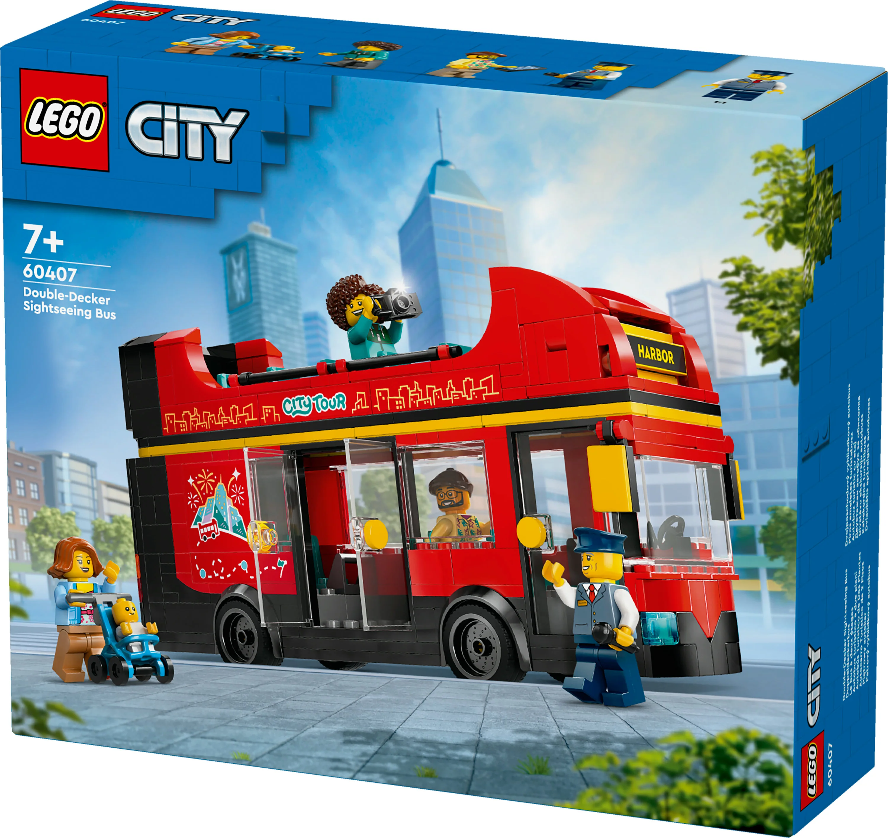 LEGO City - Red Dobbeltdækker Sightseeing Bus (60407)