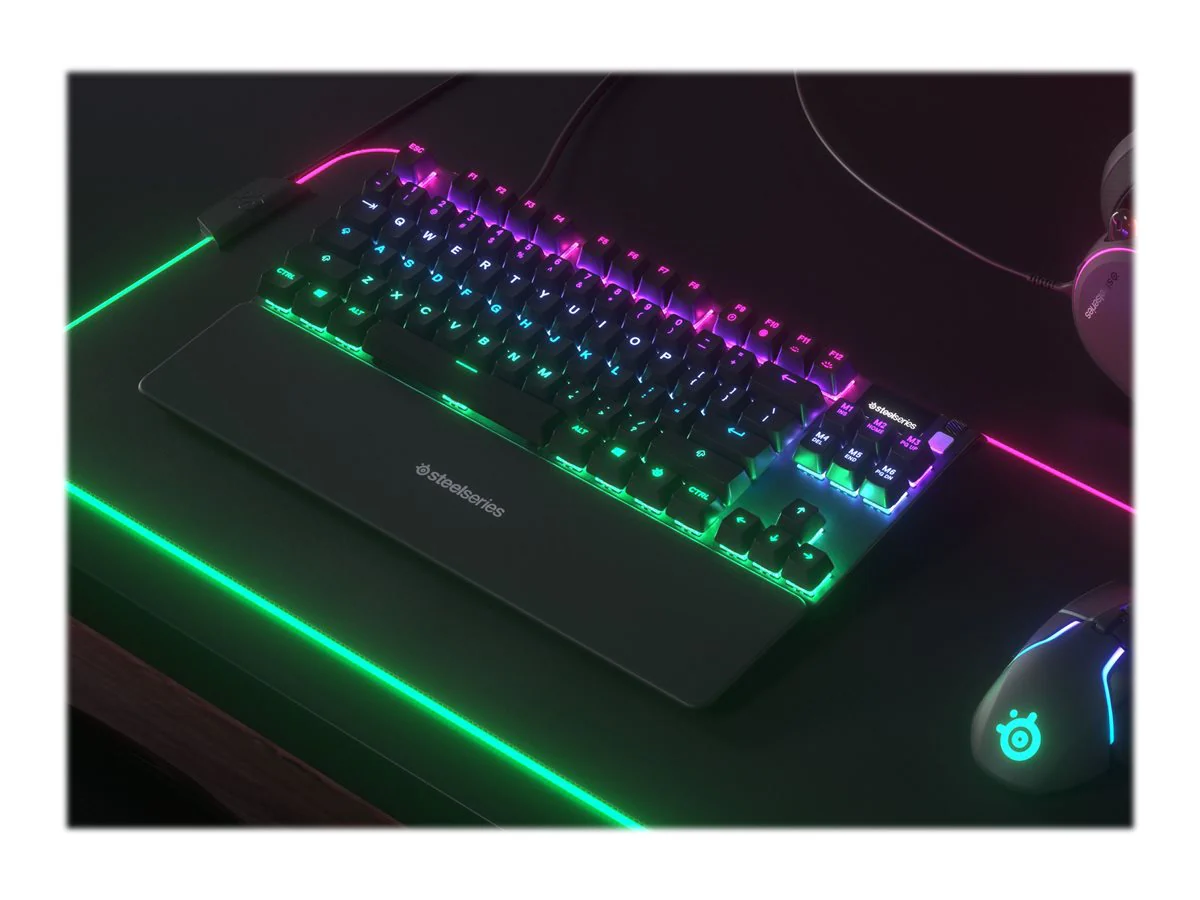 SteelSeries Apex Pro TKL-Tastatur. mechanisches RGB-Kabel