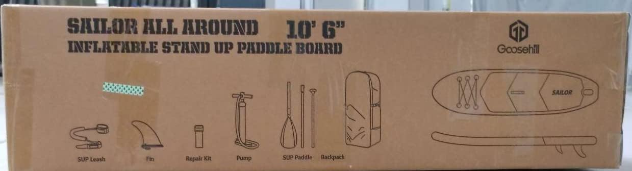 Goosehill Inflatable Stand Up Paddle Board.Premium SUP Pack