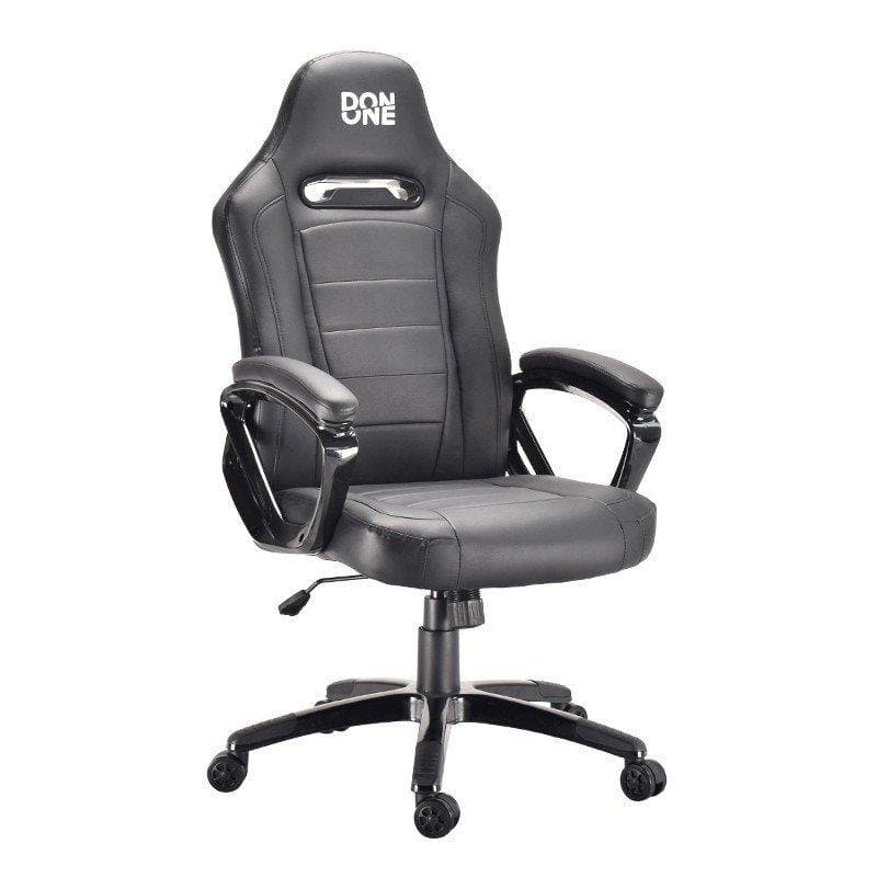 DON ONE– Belmonte Gamer Stuhl Schwarz– PU-Leder– Bis zu 150 kg