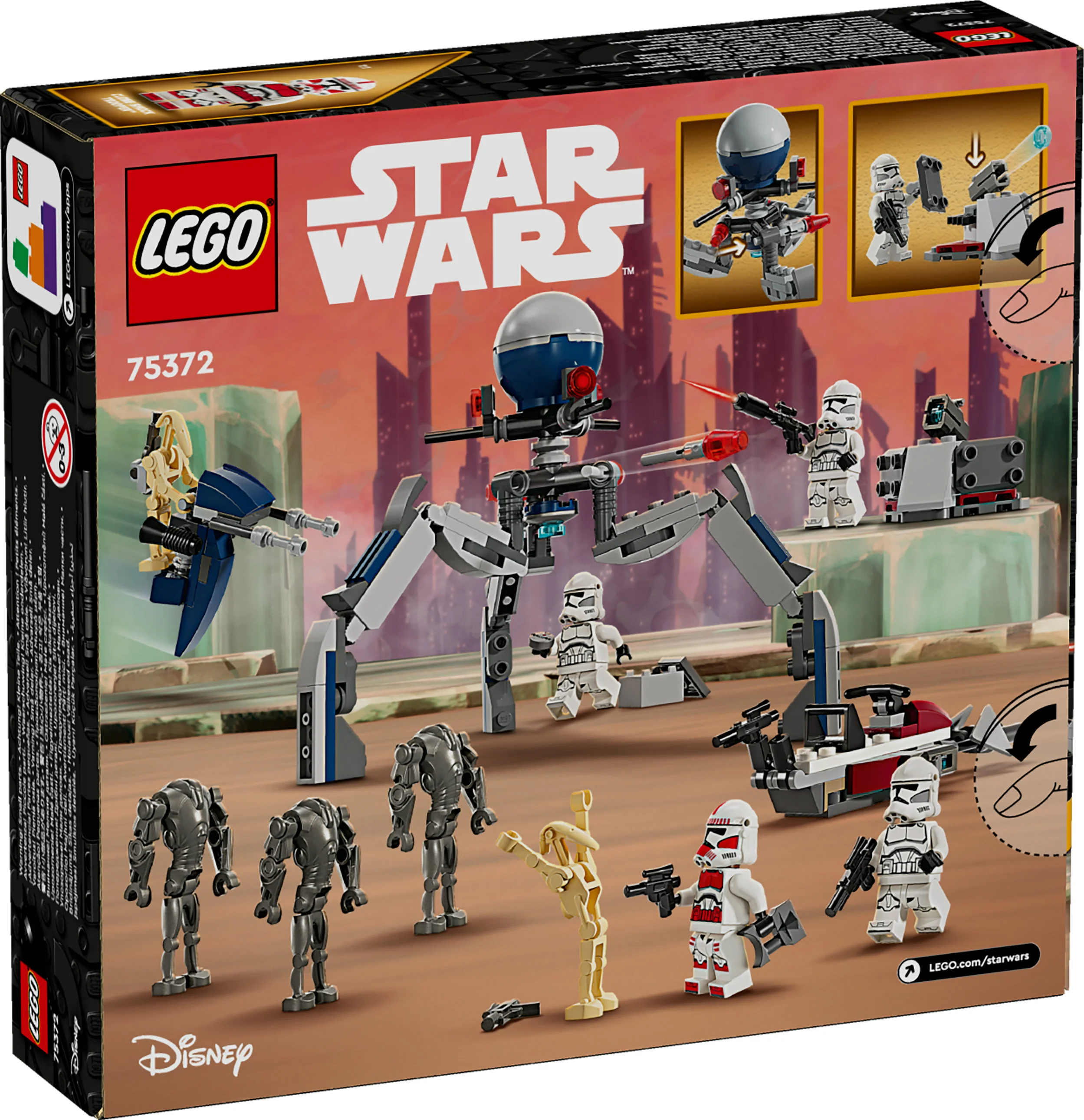 LEGO Star Wars - Clone Trooper™ & Battle Droid™ Battle Pa (75372)