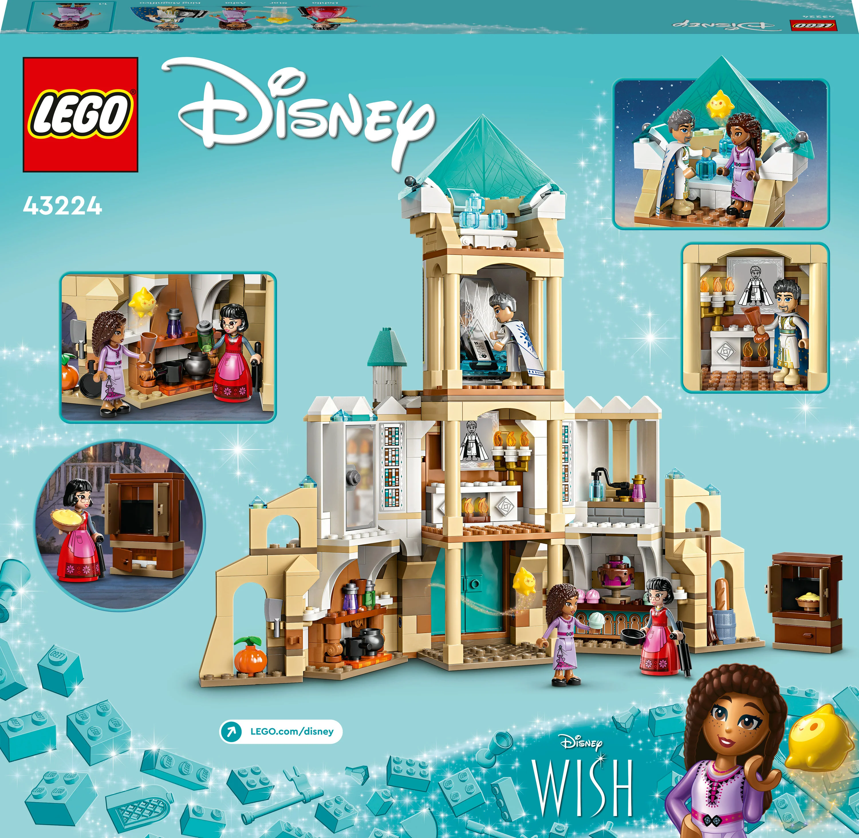 LEGO 43224 Disney Wish King Magnifico's Slot
