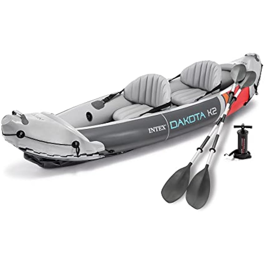 INTEX 2-Person Inflatable Kayak Set.Dakota K2 with 86in Oar