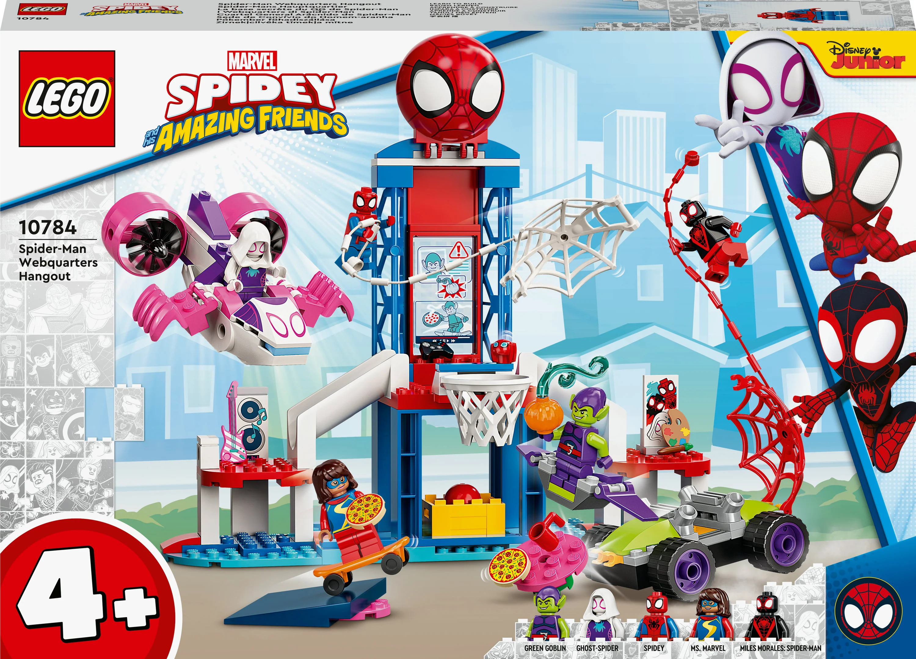 LEGO 4+ Spider-Man's Hovedkvarter - 10784