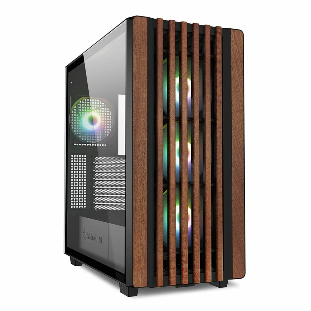 Sharkoon Rebel C70G RGB. tower case (black. tempered glass)