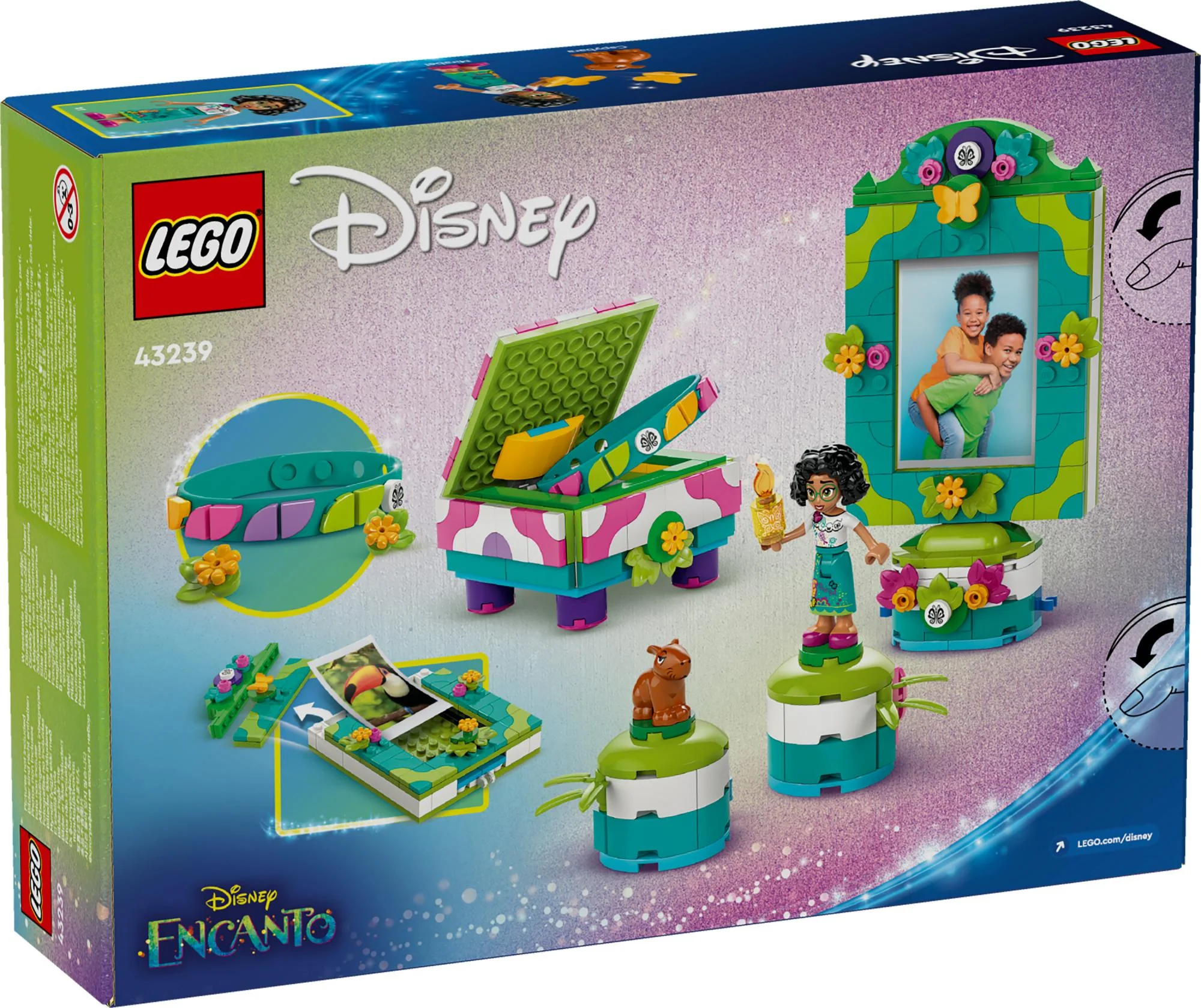 LEGO 43239 Disney Classic Mirabels photo frame and jewelry box