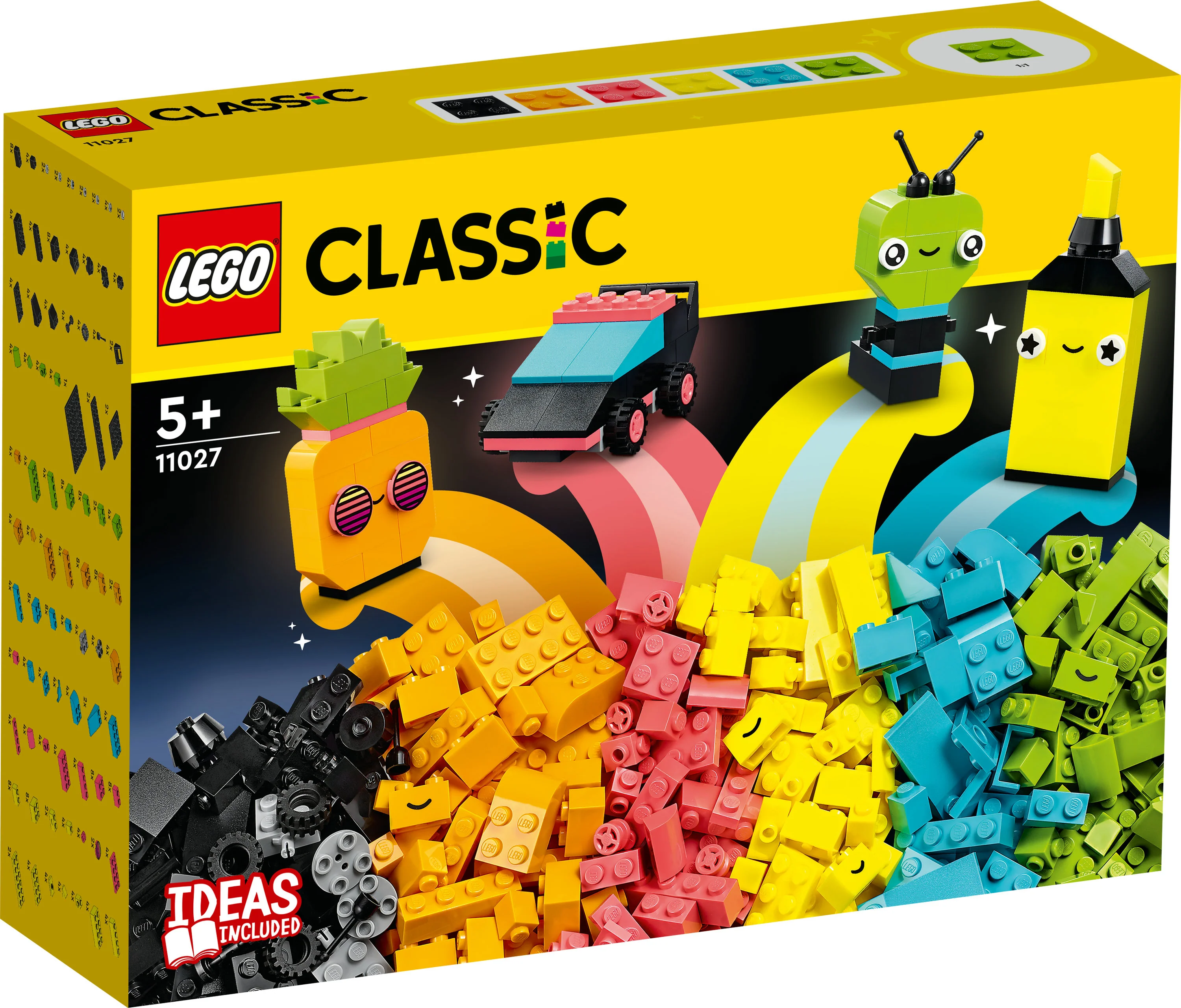 LEGO 11027 Classic Neon Kreativt Byggesæt
