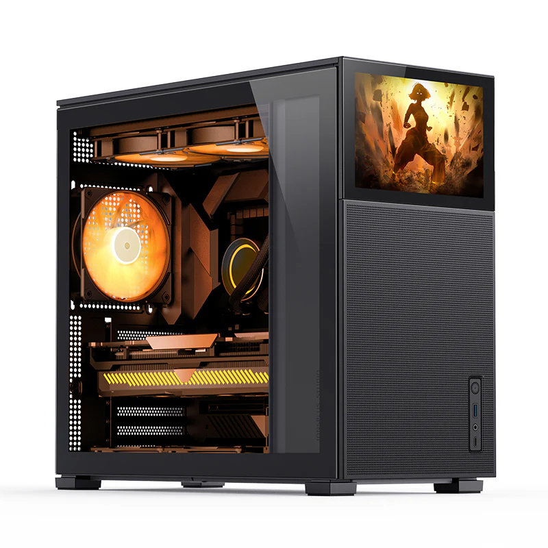 Jonsbo D41 MESH Screen ATX Case. Tempered Glass - black