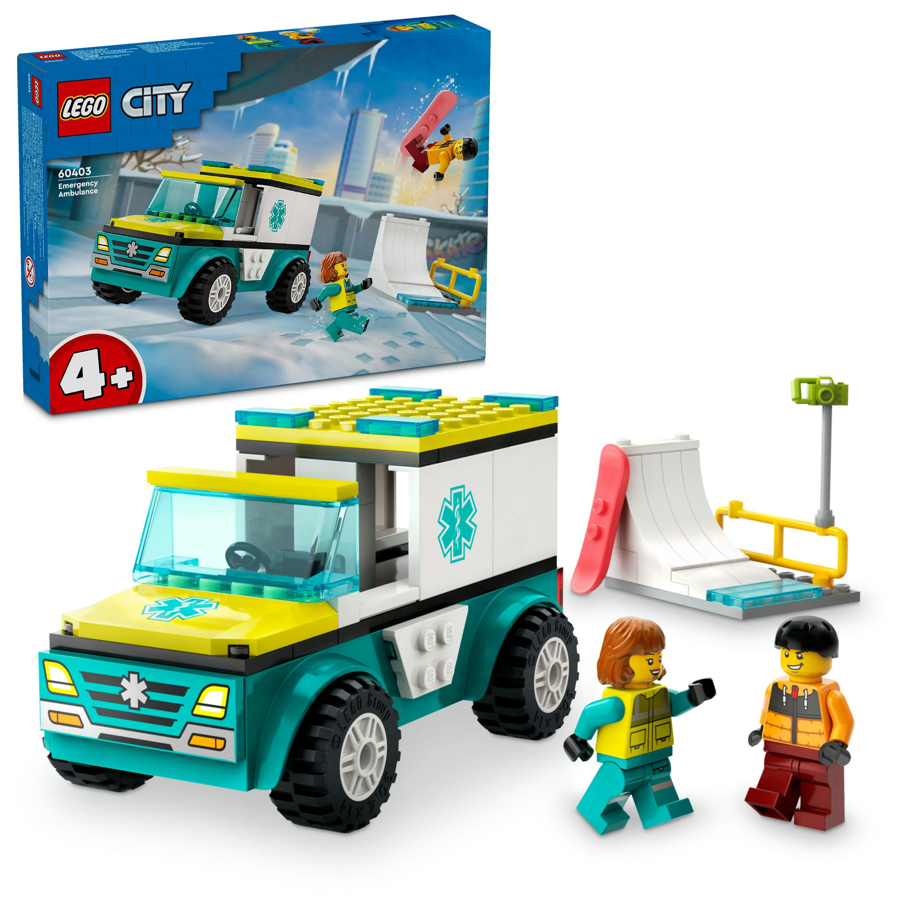 LEGO City - Ambulance og Snowboarder (60403)