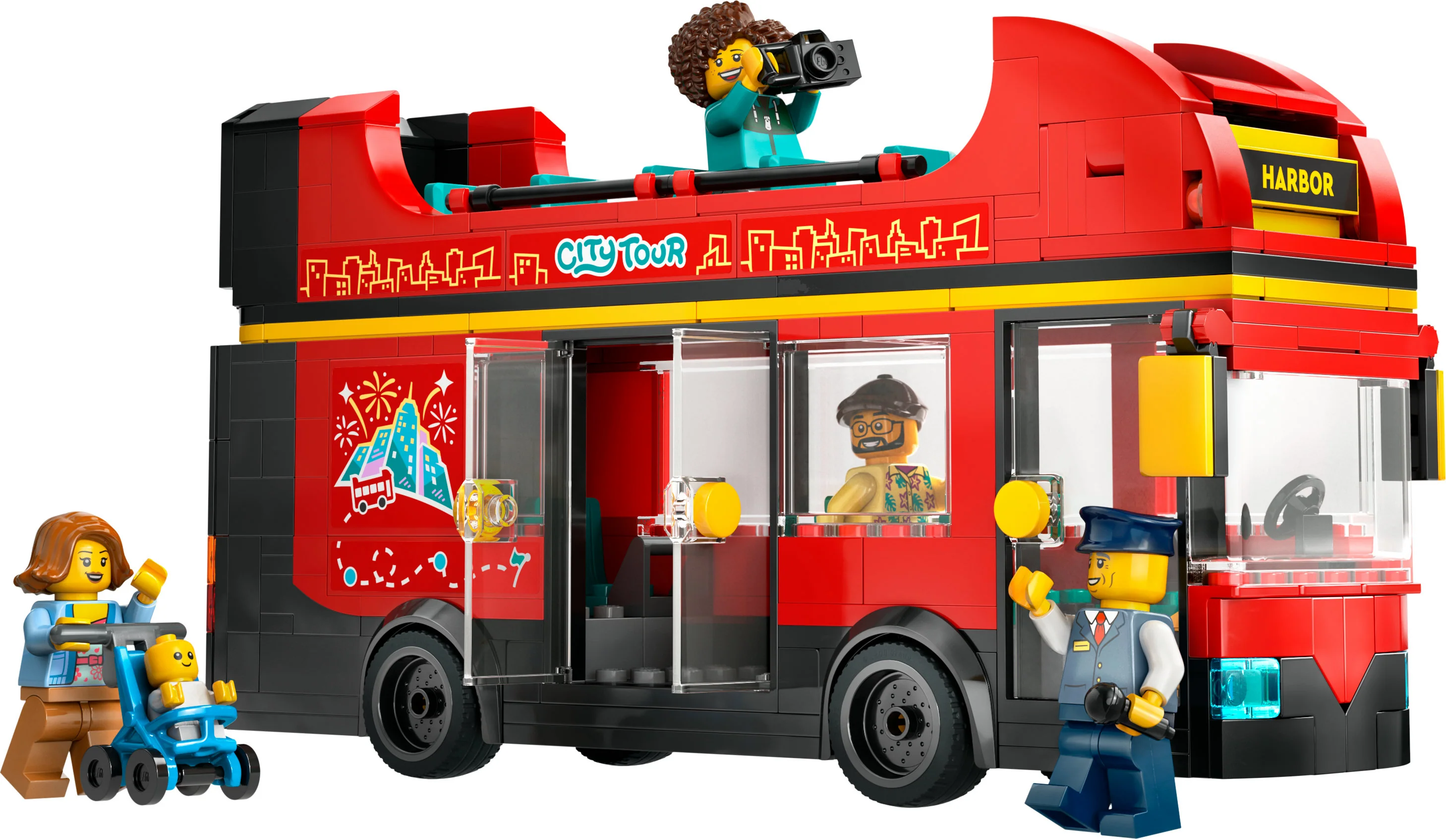LEGO City - Red Dobbeltdækker Sightseeing Bus (60407)