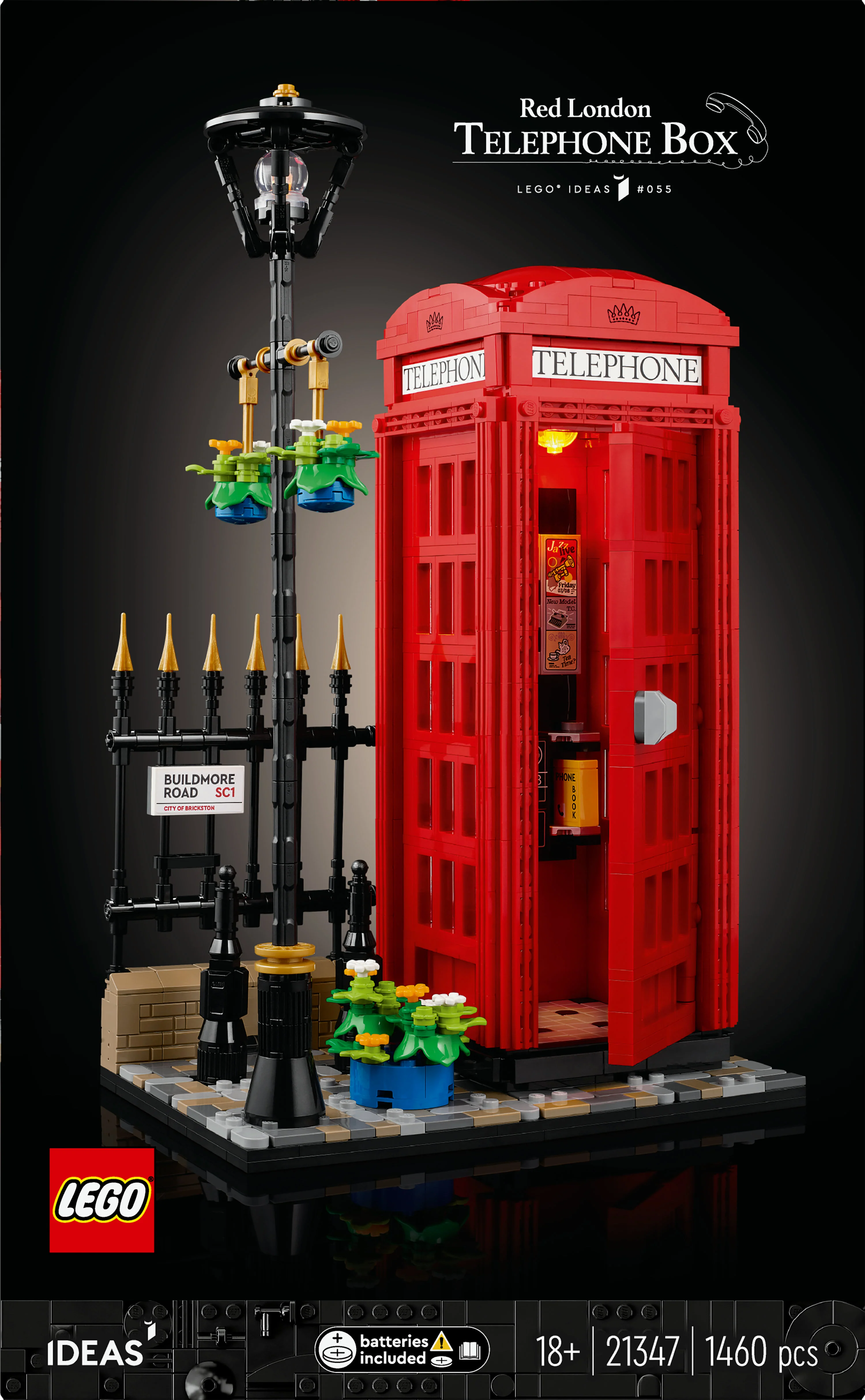 LEGO 21347 Ideas Rød London Telefonboks