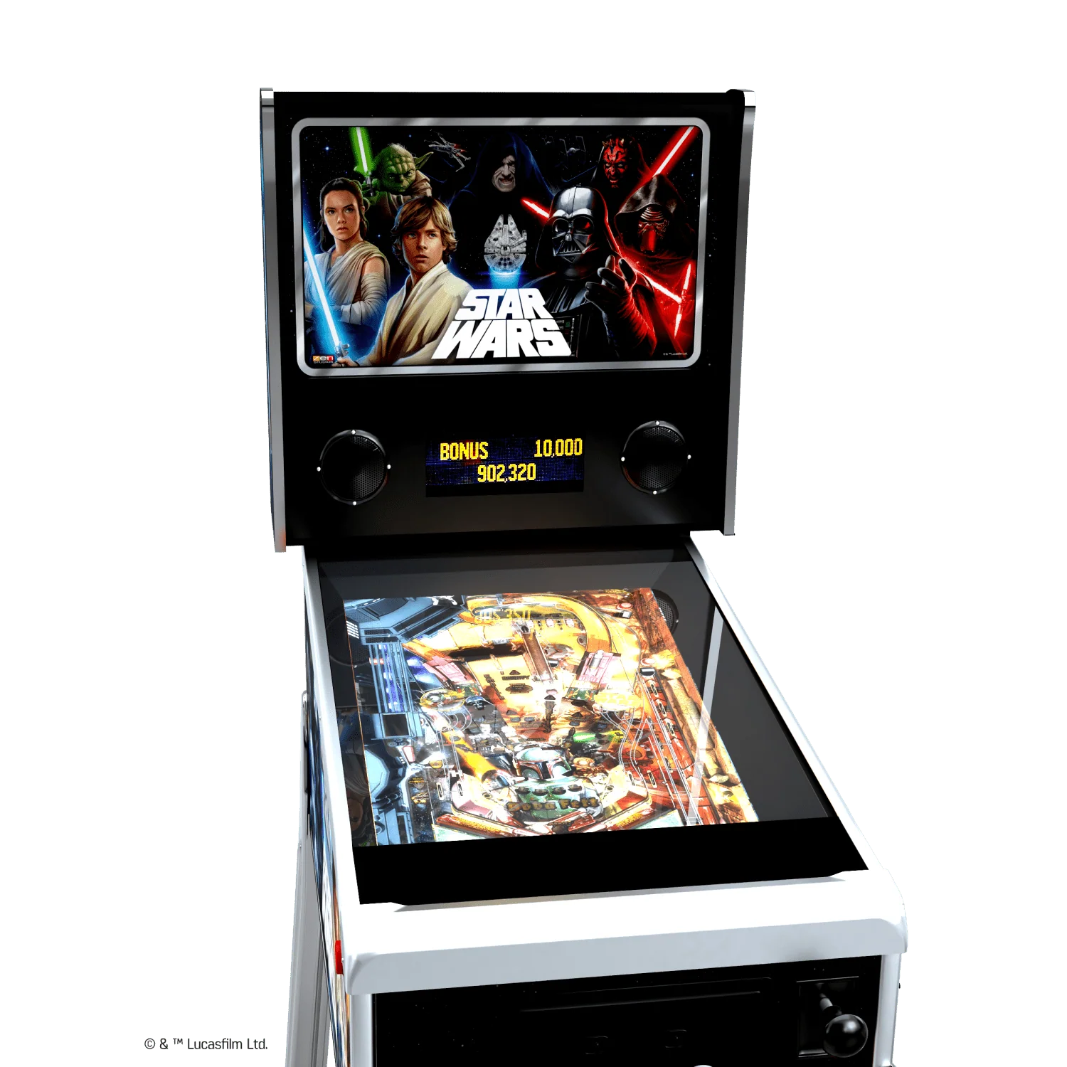 ARCADE 1 UP STAR WARS PINBALL MACHINE