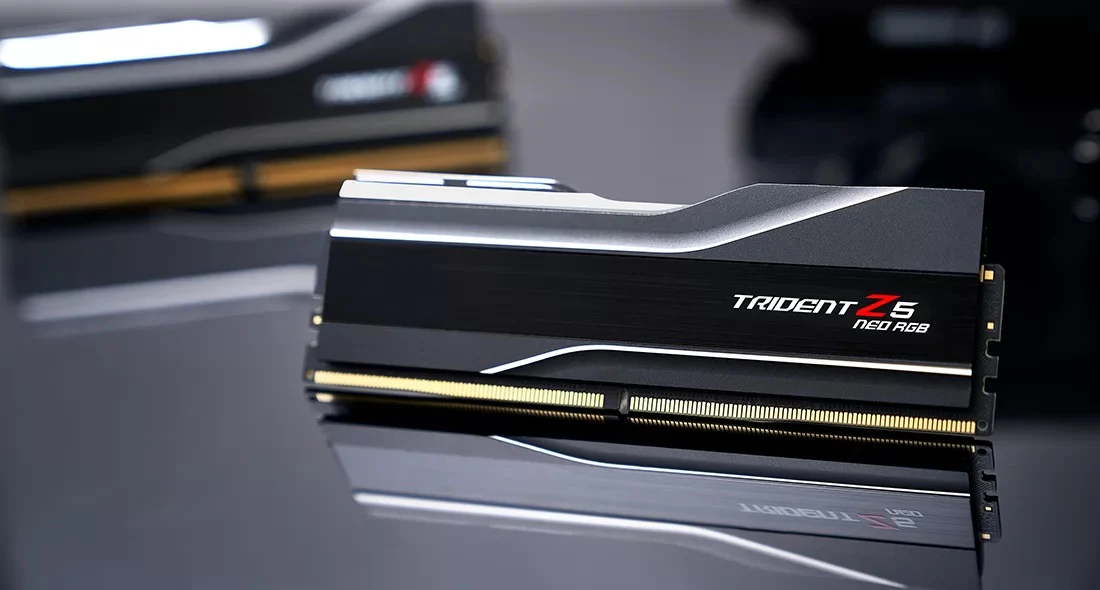 G.Skill Trident Z5 Neo RGB DDR5  32GB kit 6000MHz CL32  Ikke-ECC