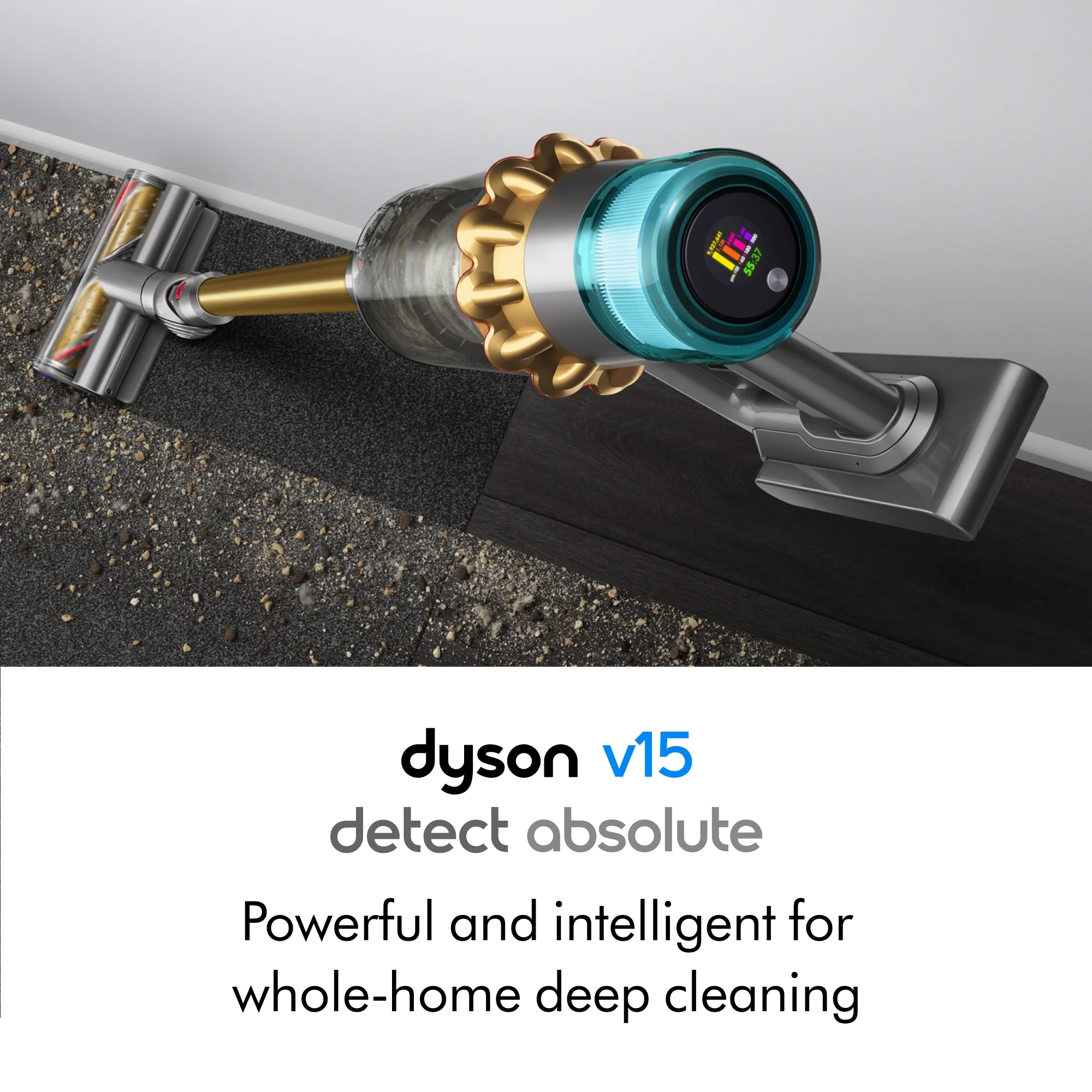 Dyson V15 Detect Absolute Vacuum | Iron/Gold | New