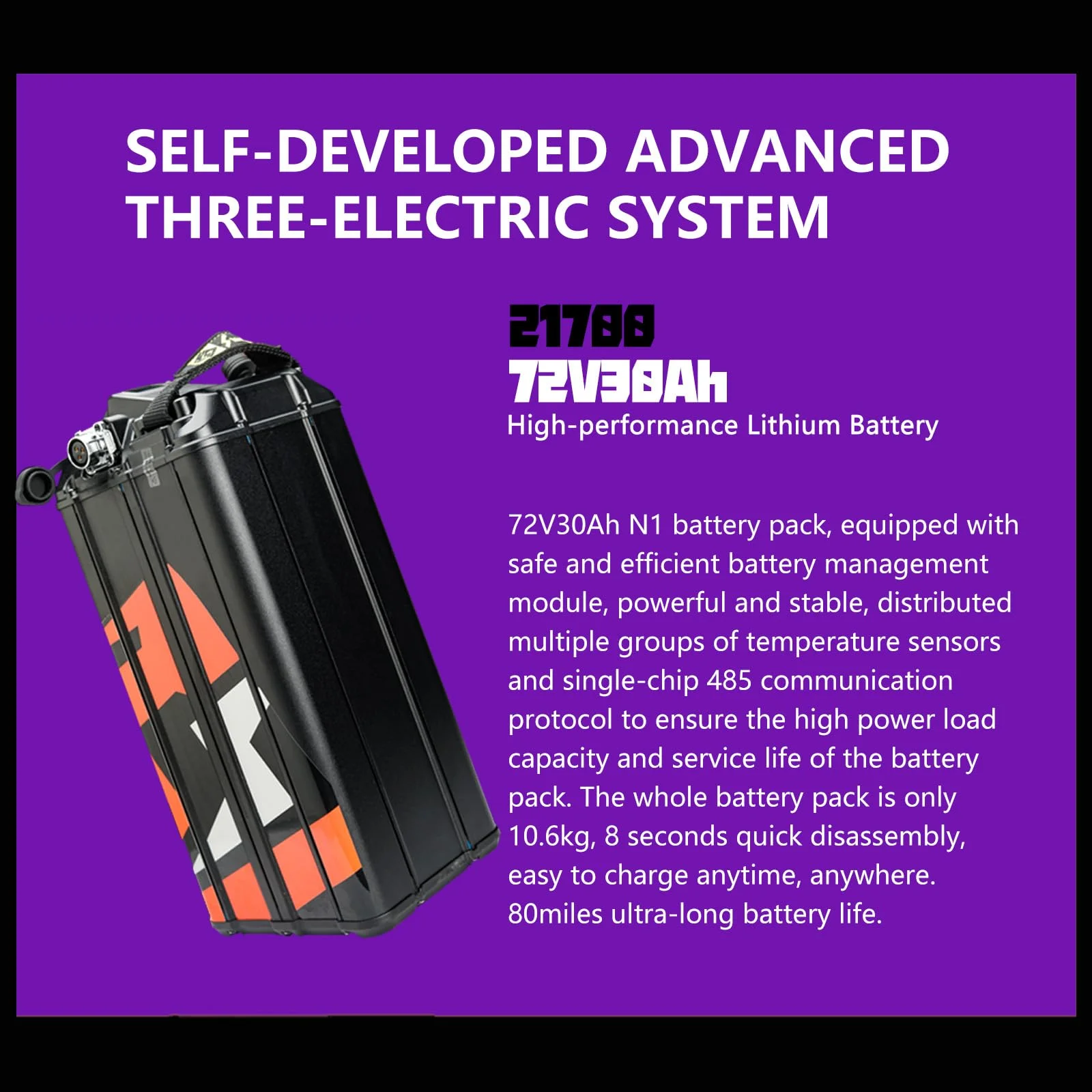 Electric Motorcycle Bike for Adults, Electric Dirt Bike 8000W(Peak) Mid-Mounted Motor 72V/30AH Removable Battery, Max Speed 50MPH/76Miles Off Road Electric Mountain Bike, Dual LED Headlight