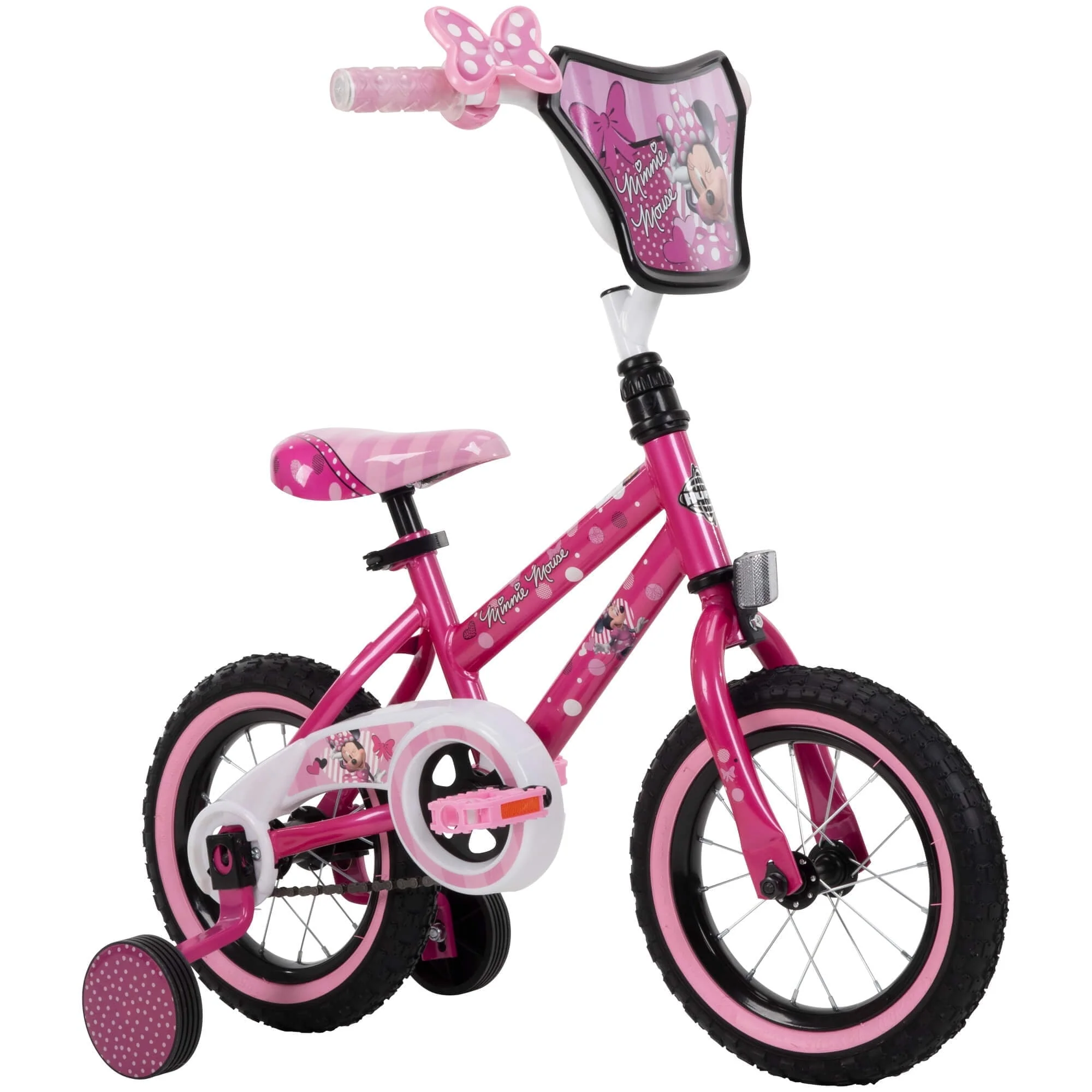 Disney 12 in. Minnie Mouse Bike with Training-Wheels for Girl's, Ages 2