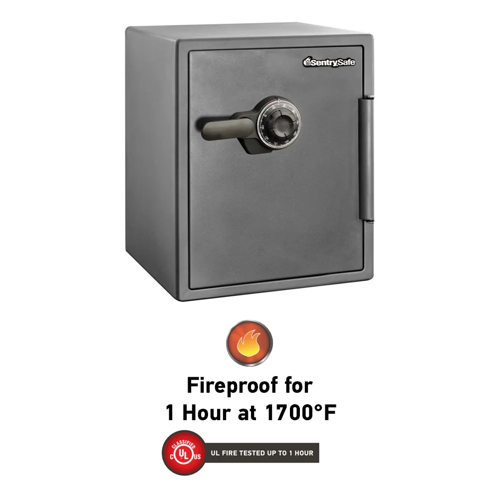SentrySafe SF205CV Fire-Resistant Safe with Combination Lock, 2.0 Cu. ft.