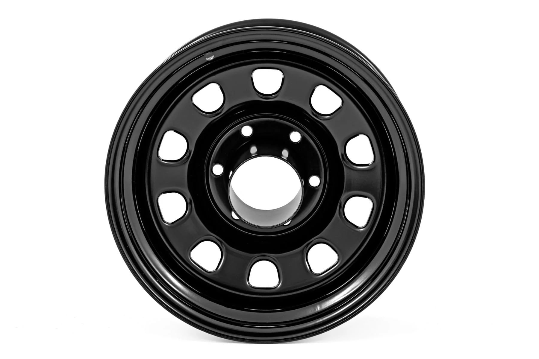 Rough Country Black Steel Wheel | 15x8 | 5x4.5 | -19mm  - RC158545