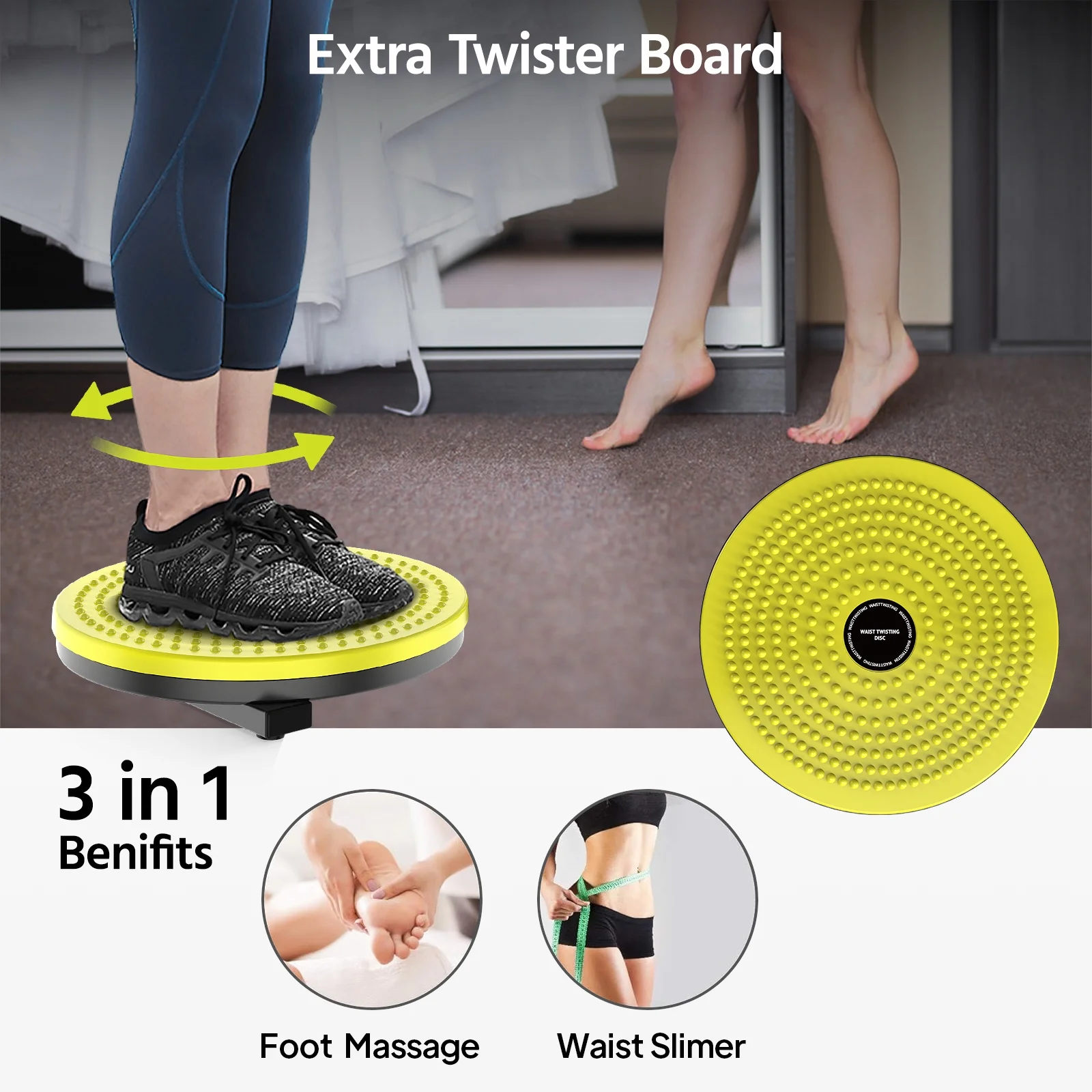 Pooboo 4in1 Folding Exercise Bike Indoor Cycling Bike Stationary Magnetic X Bike Gym Workout 300lb Easy to Get On/Off