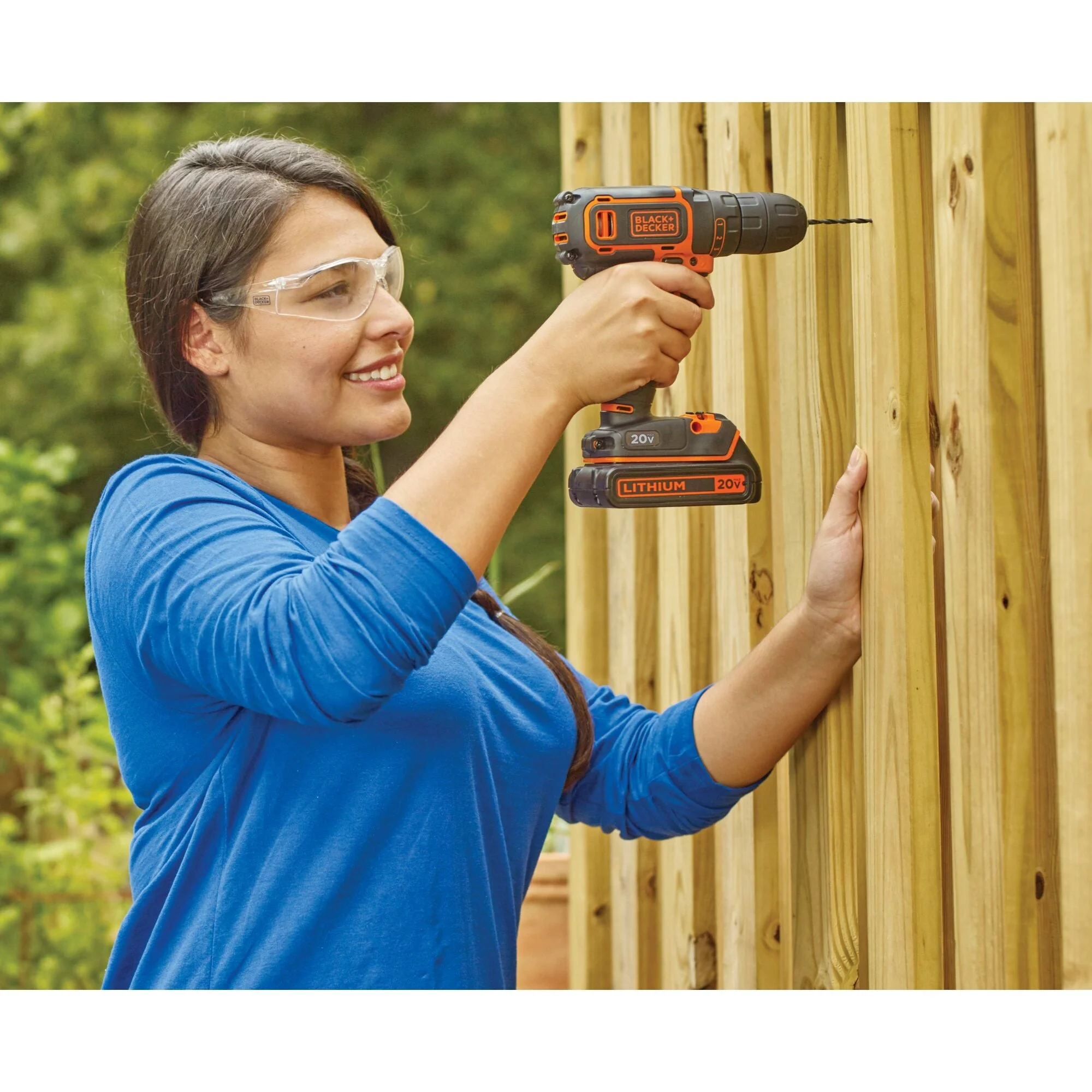 BLACK+DECKER 20V Cordless 3/8 in Drill Driver, 1.5Ah, Battery and Charger Included