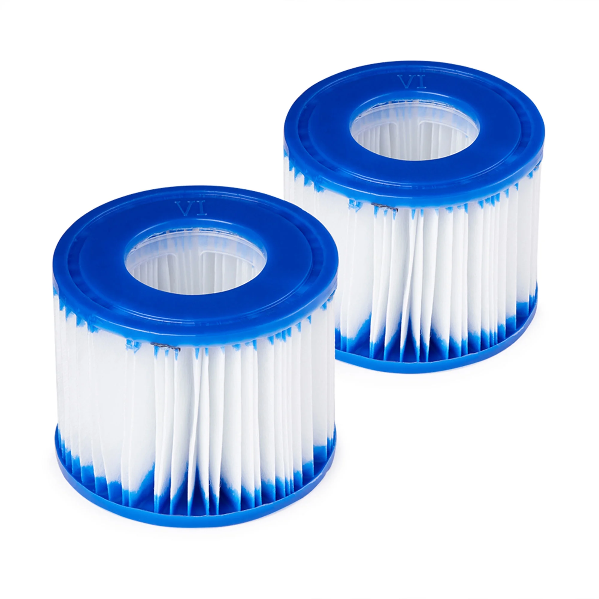 Coleman SaluSpa 4 Person Inflatable Hot Tub Spa with 12 Filter Cartridges